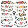 Floral Border Clipart Pack Sublimation Bundle PNG - Craft House SVG