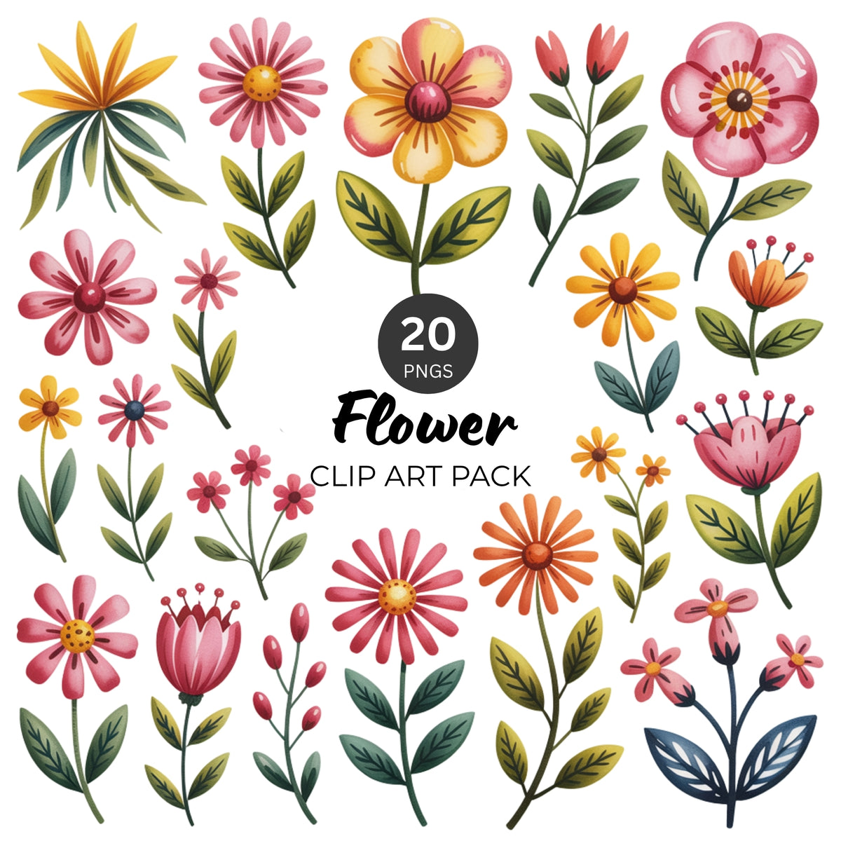 Flower Clipart Pack