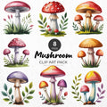 Mushroom Clipart Pack Sublimation Bundle PNG - Craft House SVG