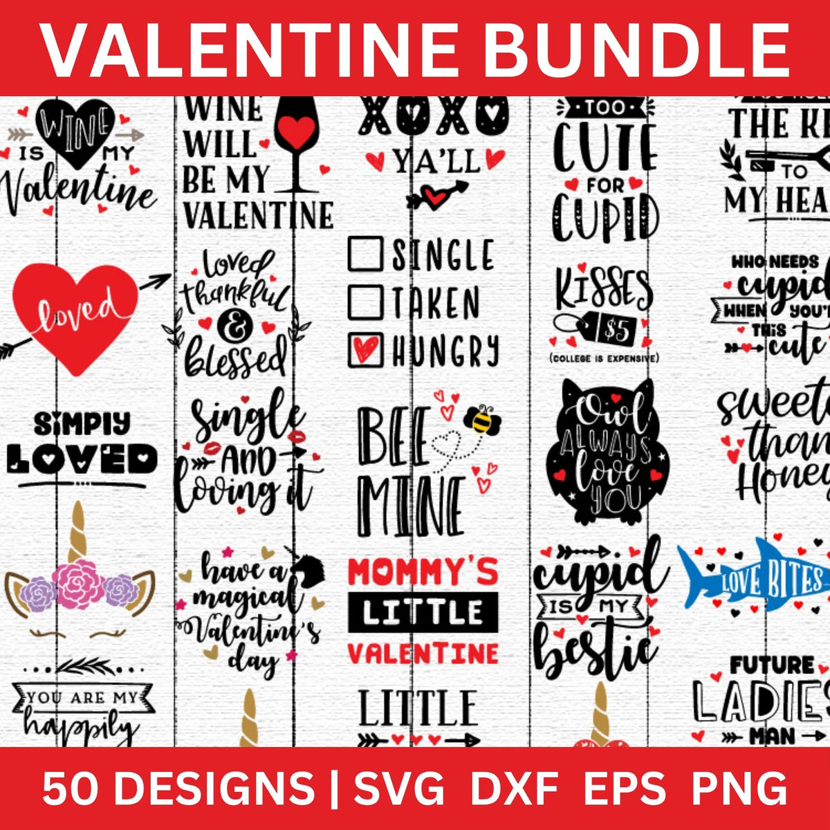 Valentines Day SVG Bundle