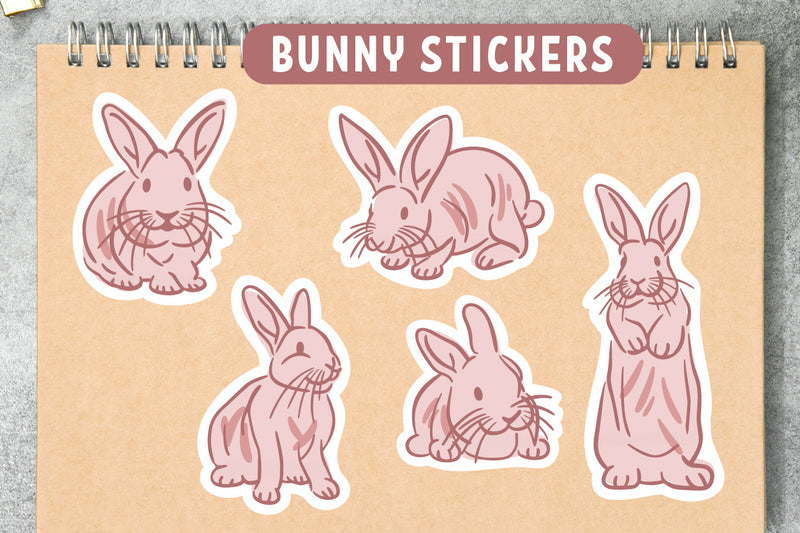 Bunny Stickers