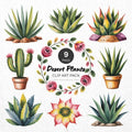 Desert Plant Clipart Pack Sublimation Bundle PNG - Craft House SVG