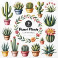 Desert Plant Clipart Pack Sublimation Bundle PNG - Craft House SVG