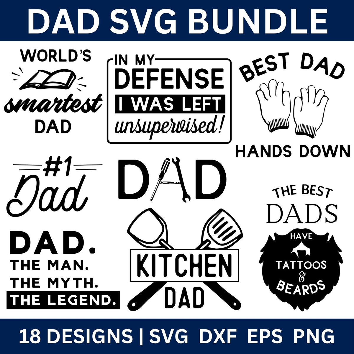 Dad SVG Bundle