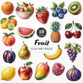 Fruit Clipart Pack Sublimation Bundle PNG - Craft House SVG