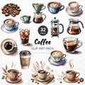 Coffee Clipart Pack Sublimation Bundle PNG - Craft House SVG