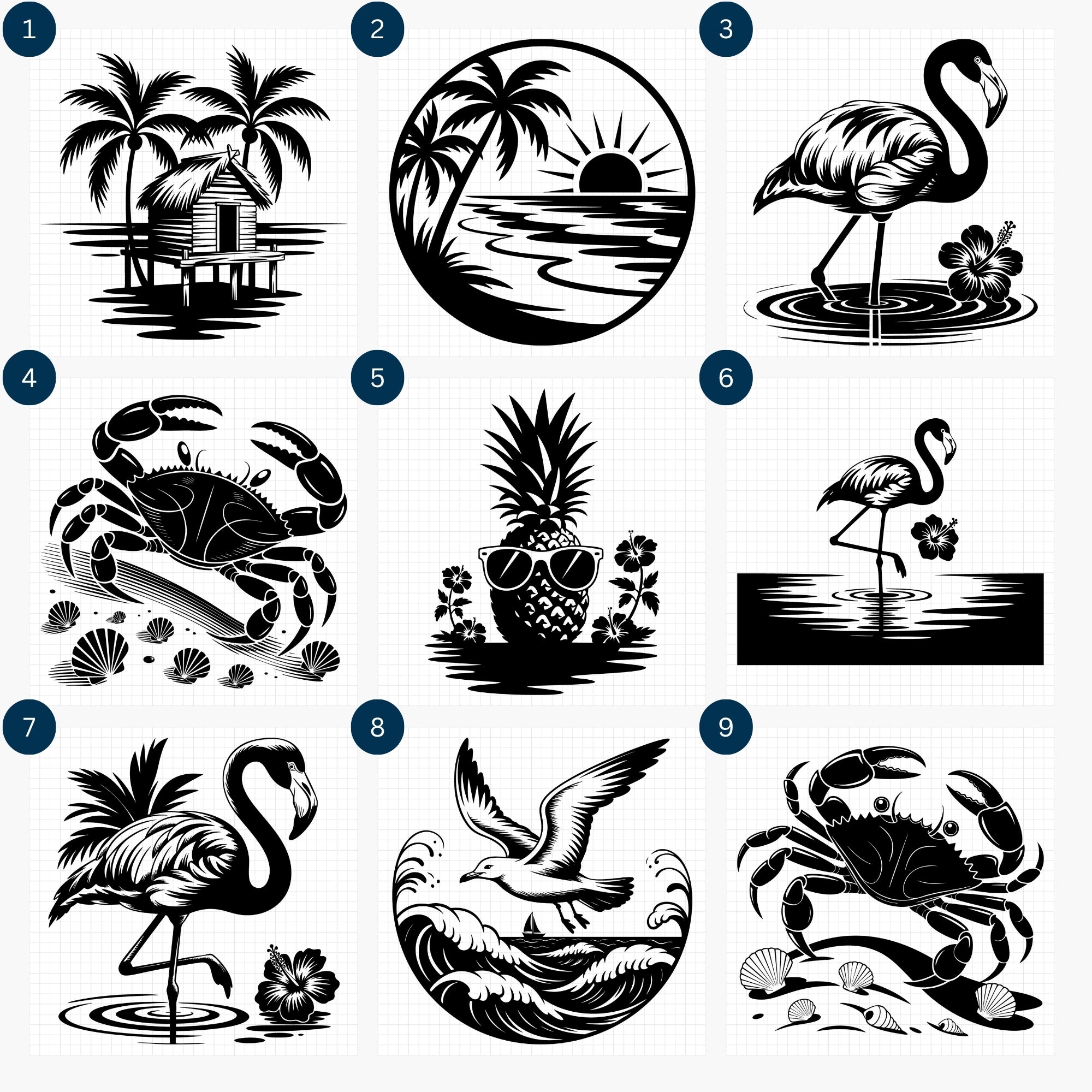Beach SVG Bundle