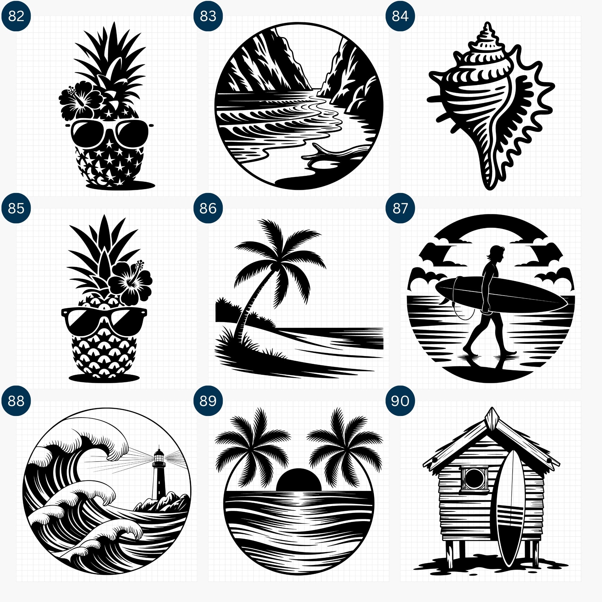 Beach SVG Bundle