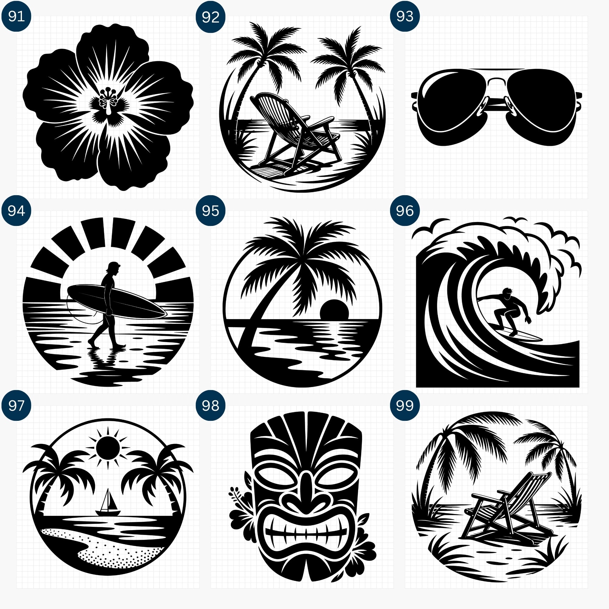 Beach SVG Bundle
