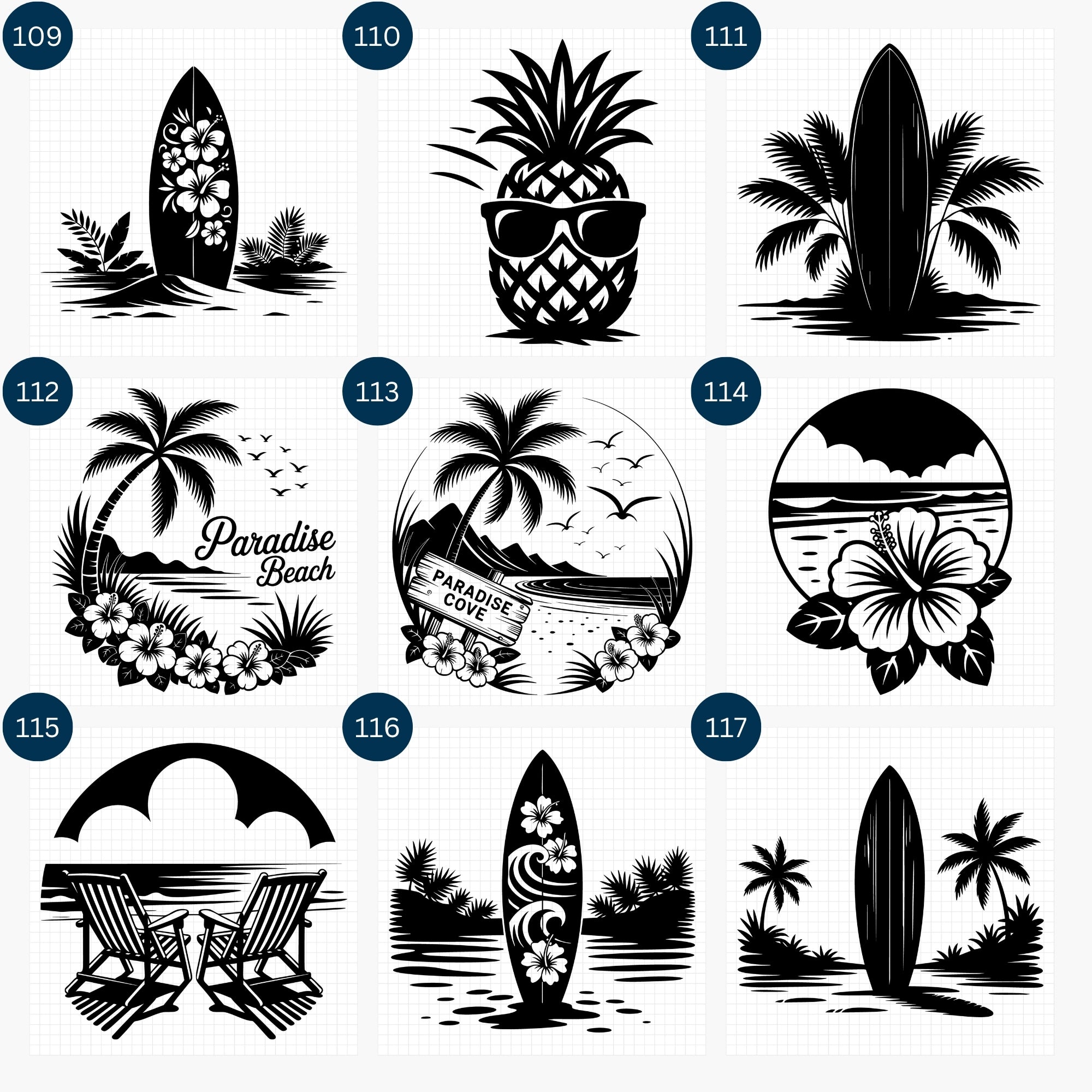 Beach SVG Bundle