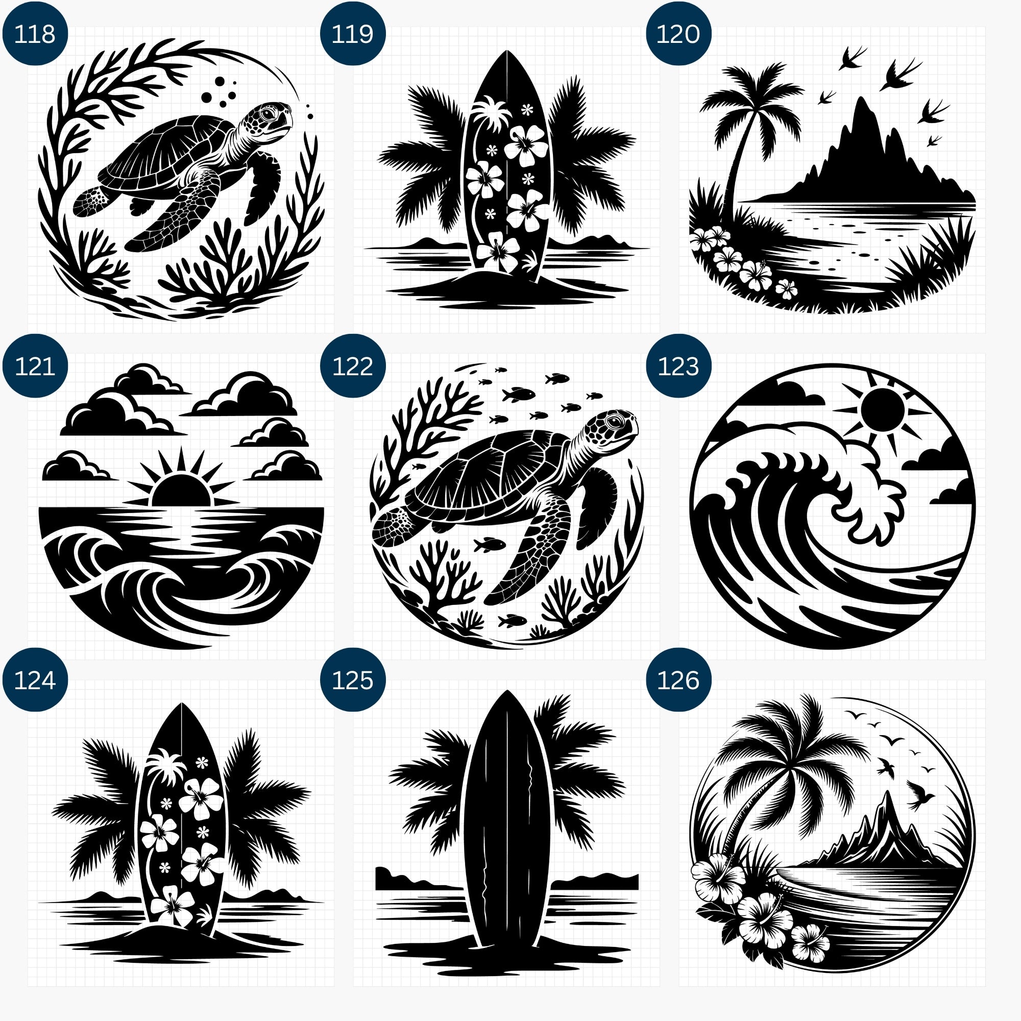 Beach SVG Bundle