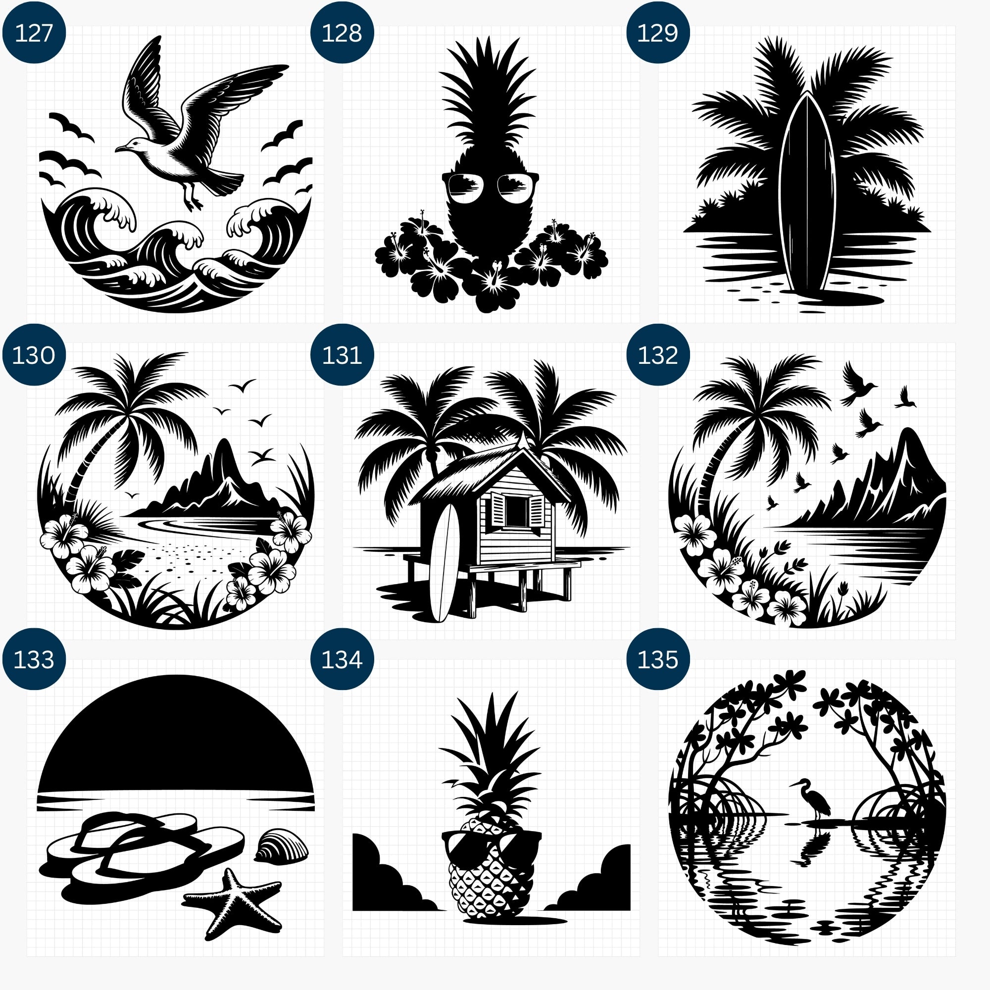 Beach SVG Bundle