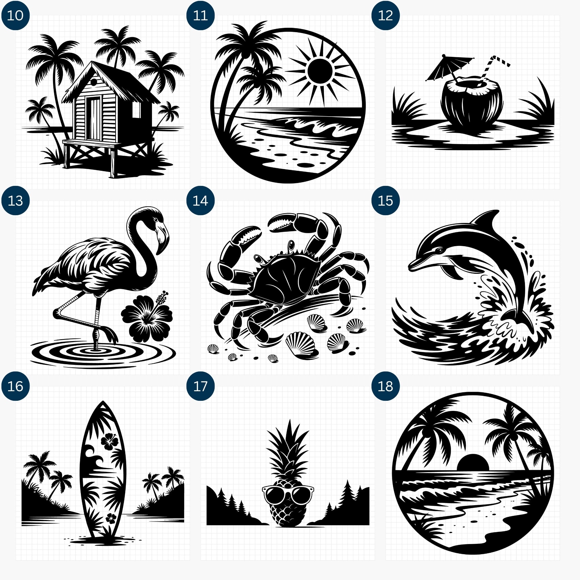 Beach SVG Bundle