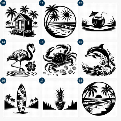 Beach SVG Bundle