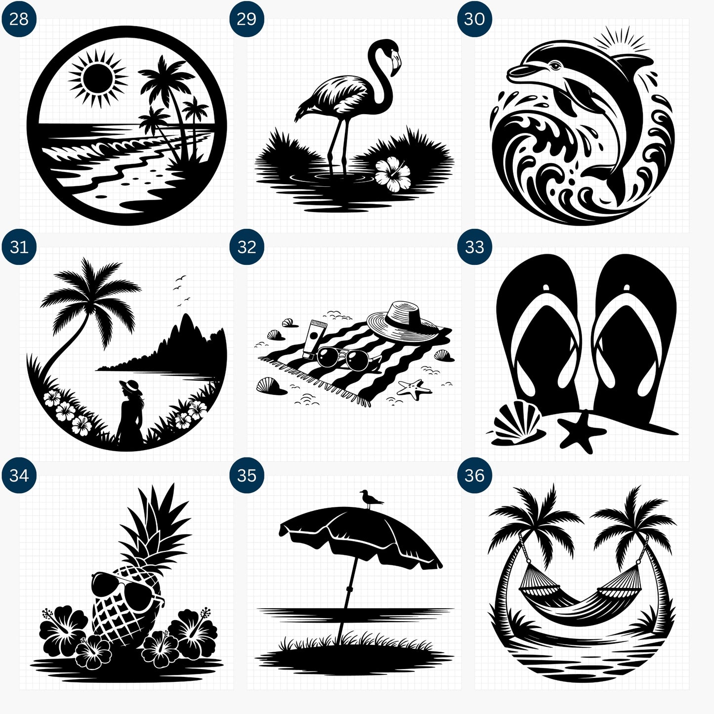 Beach SVG Bundle