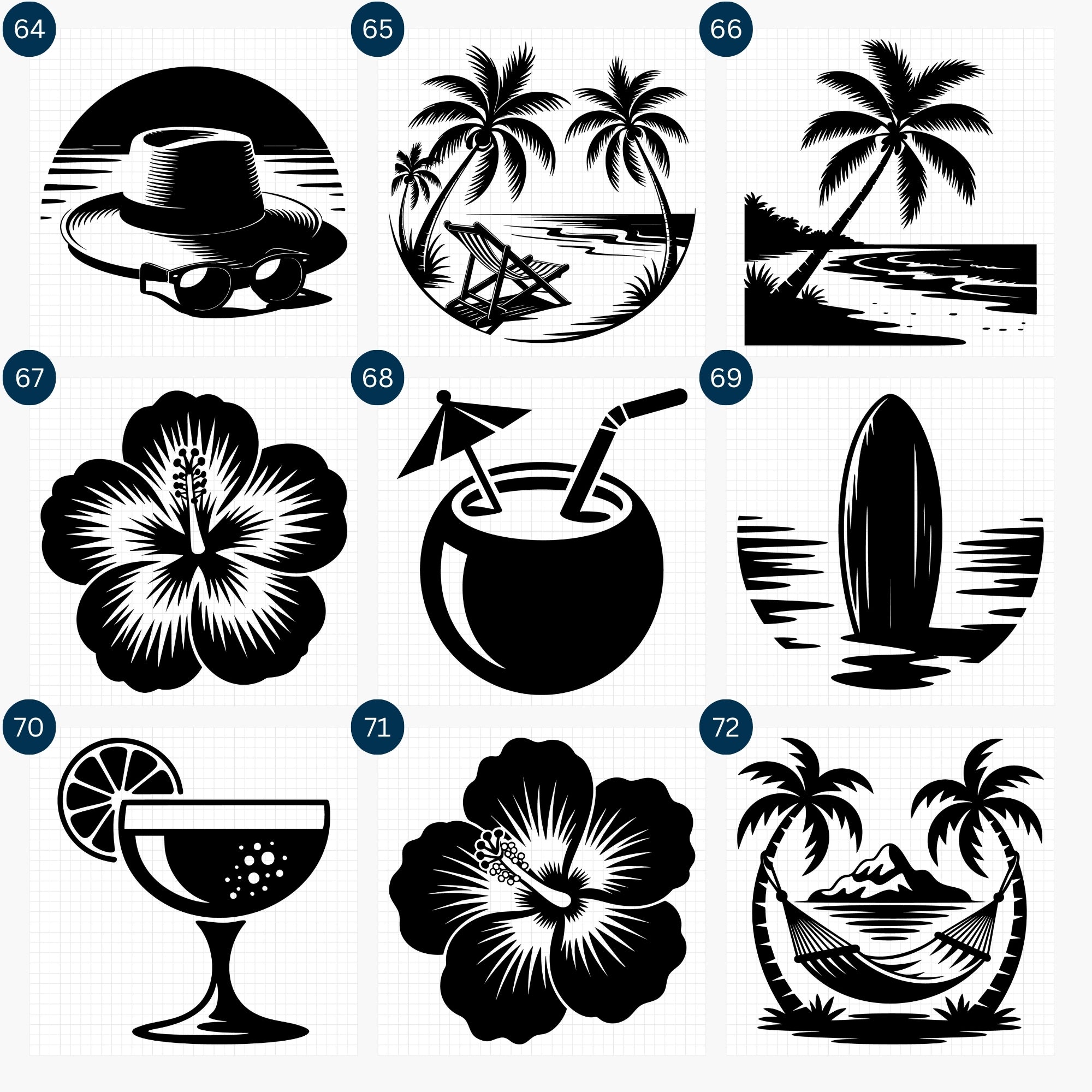 Beach SVG Bundle