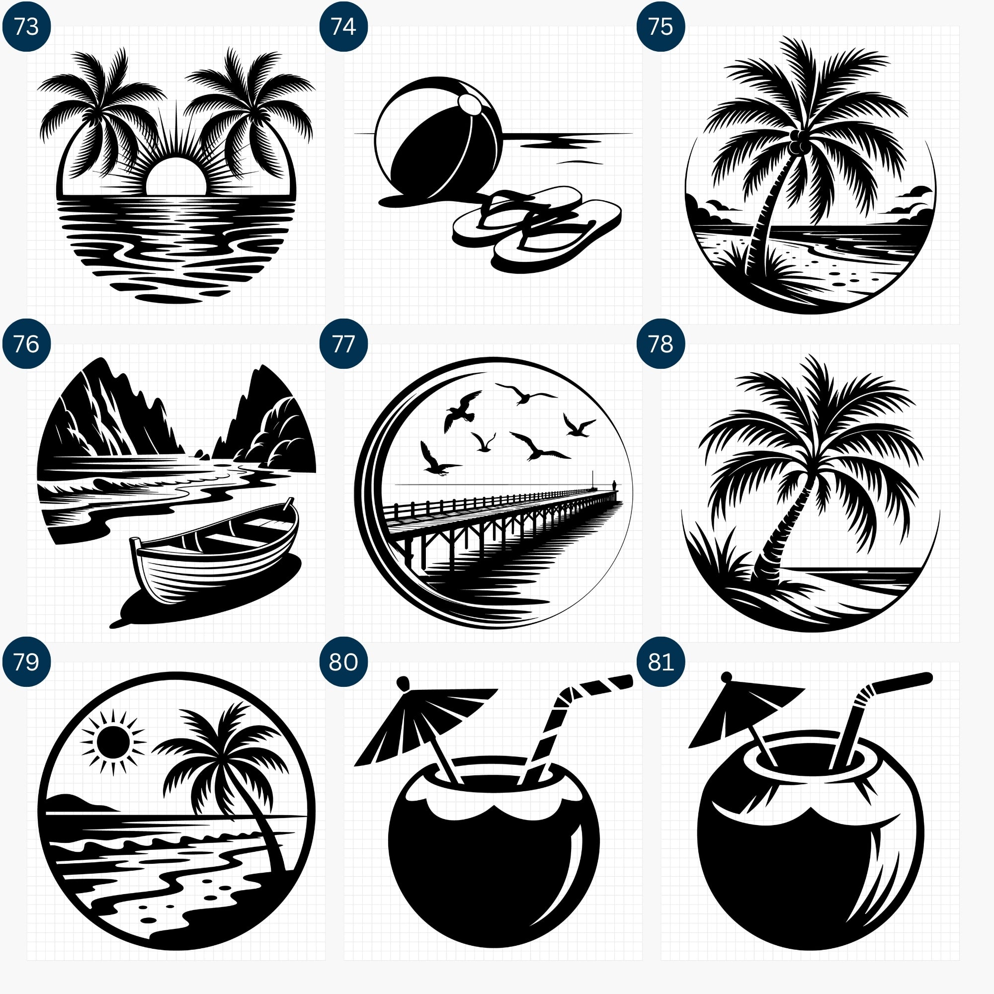 Beach SVG Bundle