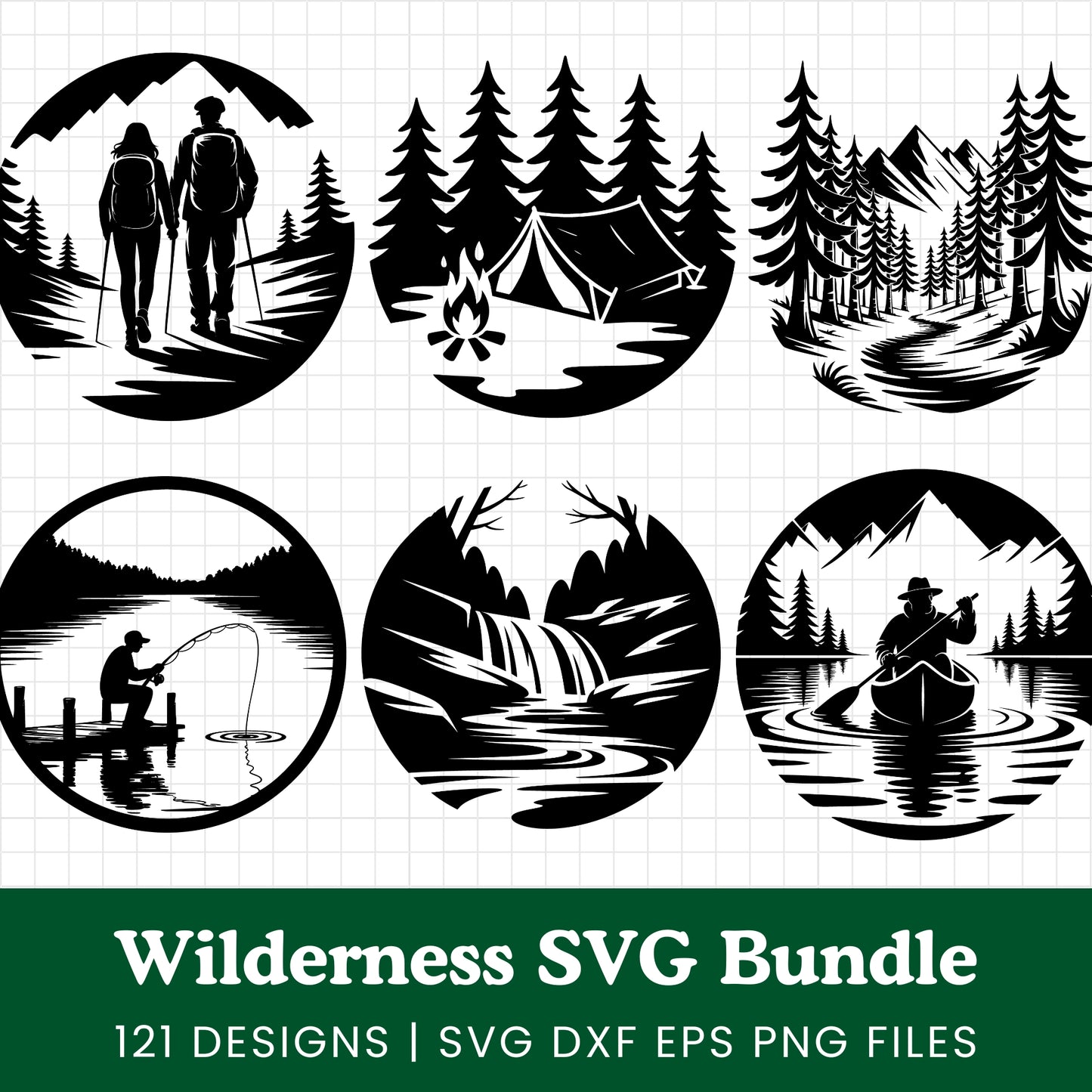 Wilderness SVG Bundle - Craft House SVG