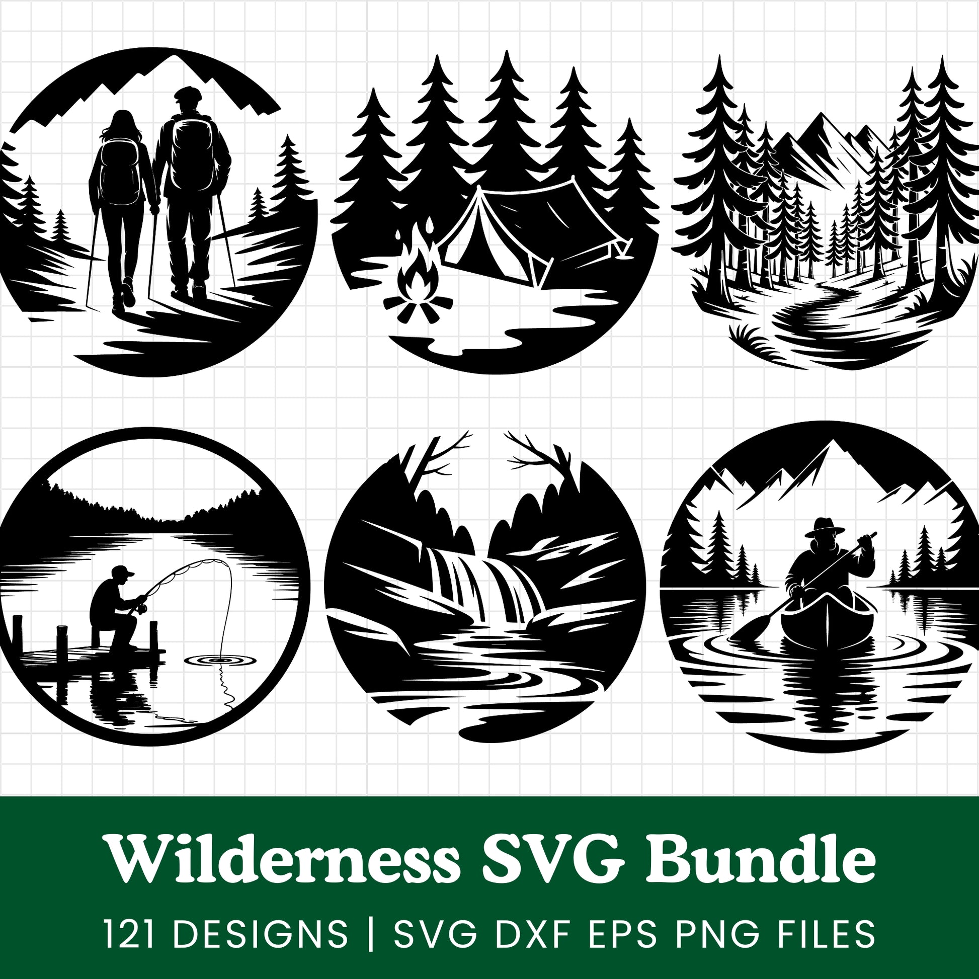 Wilderness SVG Bundle - Craft House SVG