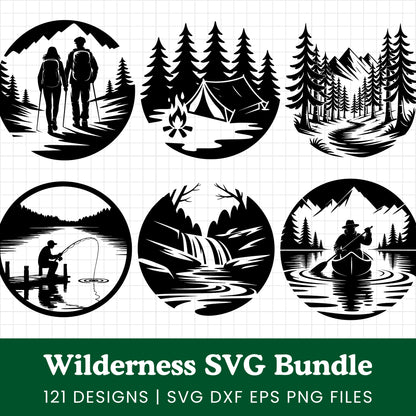 Wilderness SVG Bundle - Craft House SVG
