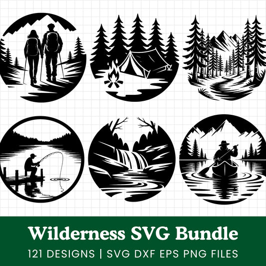 Wilderness SVG Bundle - Craft House SVG