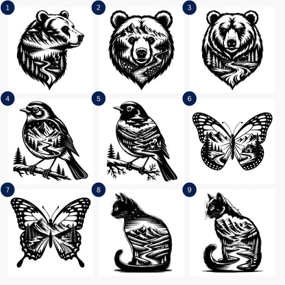 Animal Silhouette SVG Bundle