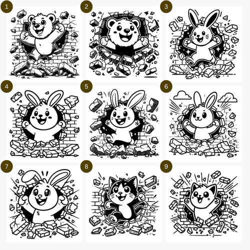 Animal Breakout SVG Bundle