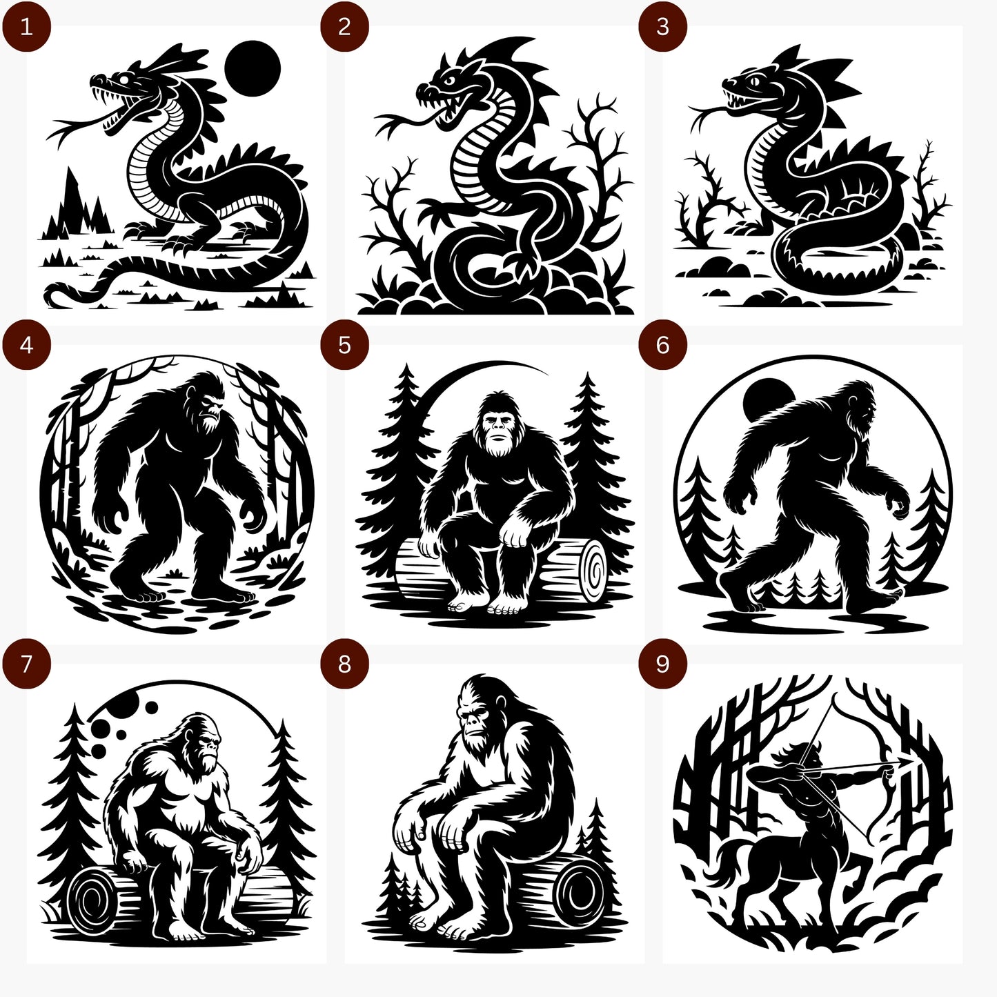 Mythical Creature SVG Bundle
