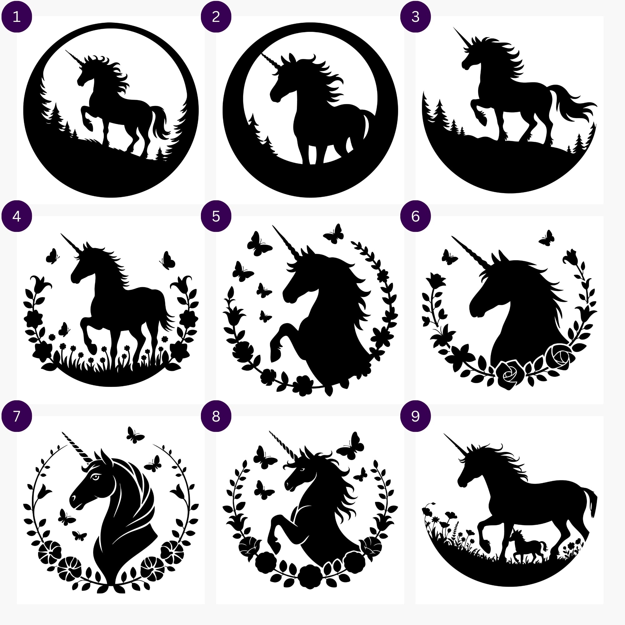 Unicorn SVG Bundle