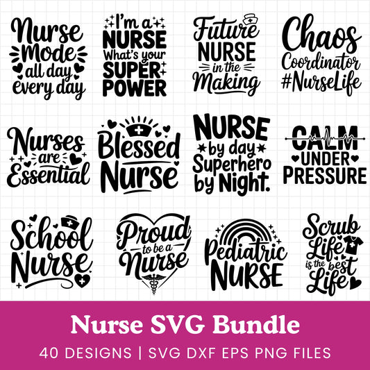 Nurse SVG Bundle
