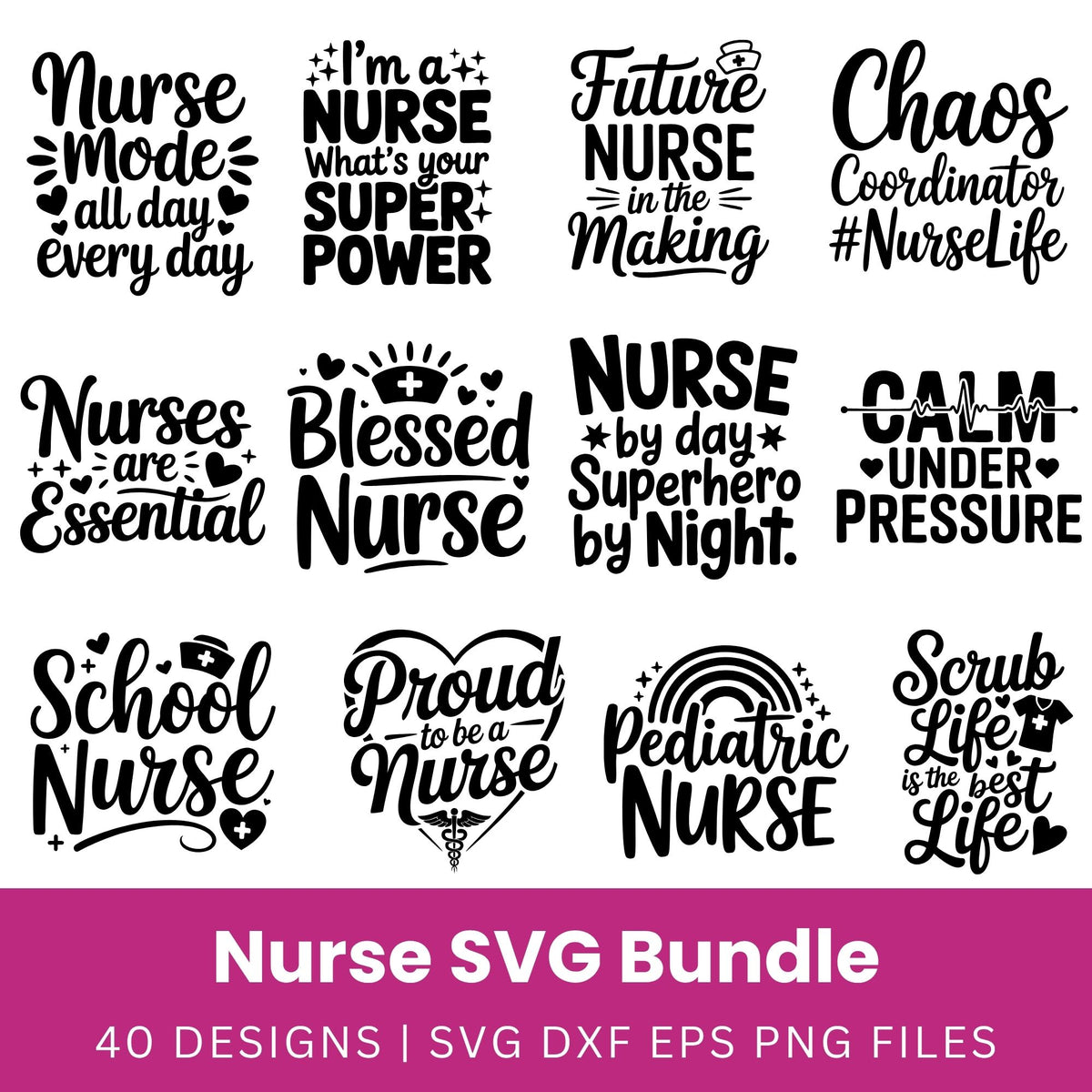 Nurse SVG Bundle