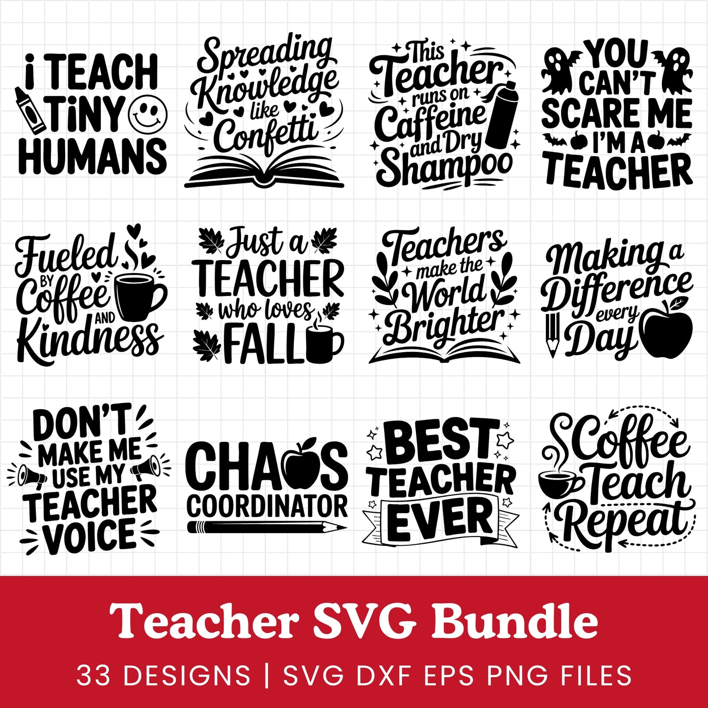 Teacher SVG Bundle