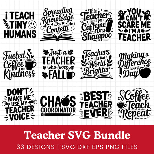 Teacher SVG Bundle