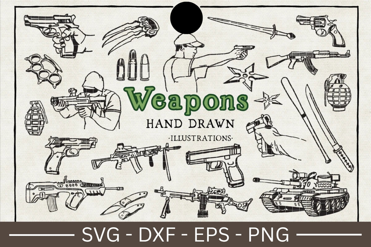 Weapons Illustration Pack