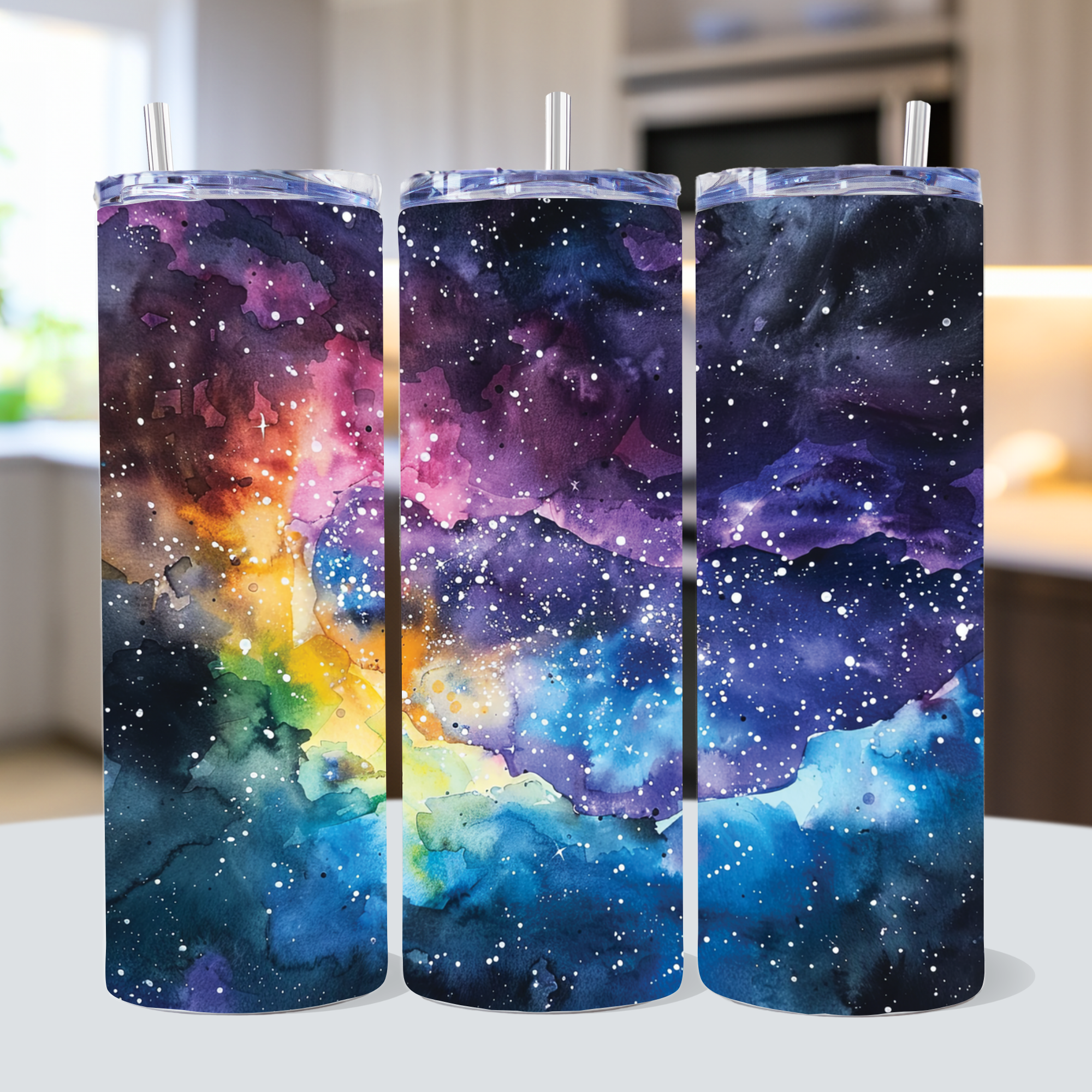 Galaxy Tumbler Sublimation Bundle PNG 20 oz - Craft House SVG