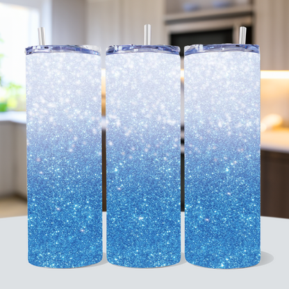 Ombre Glitter 20 oz Tumbler Wrap Bundle Sublimation Designs JPG
