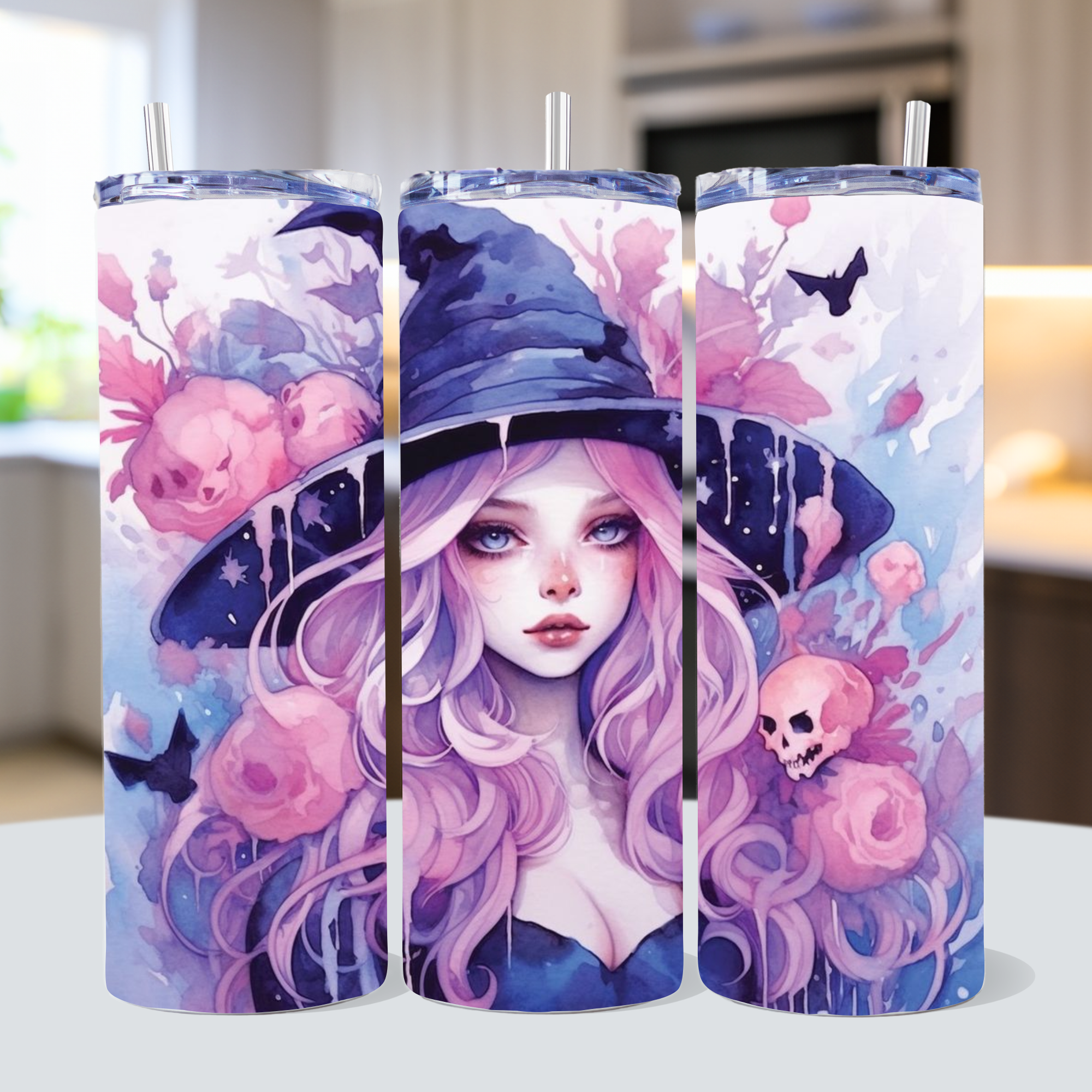 Pastel Halloween 20oz Tumbler Wrap Bundle Sublimation Designs JPG