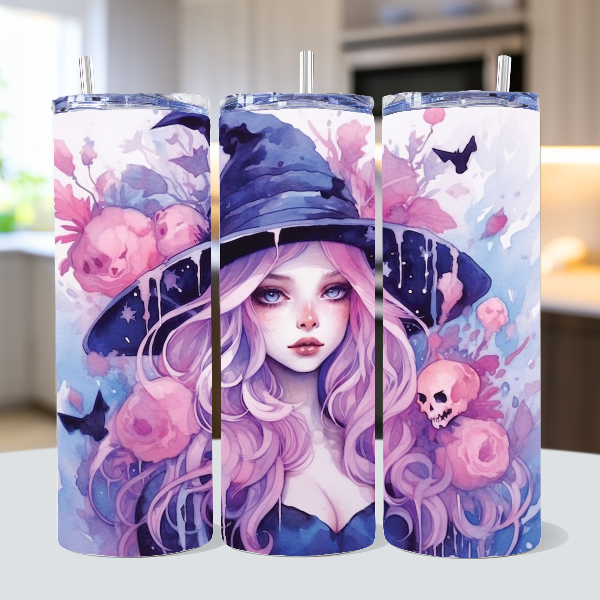 Pastel Halloween 20oz Tumbler Wrap Bundle Sublimation Designs JPG - Craft House SVG