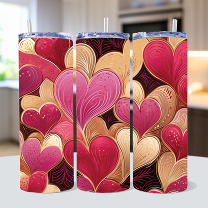 Valentines Day 20oz Tumbler Wrap Bundle Sublimation Designs JPG