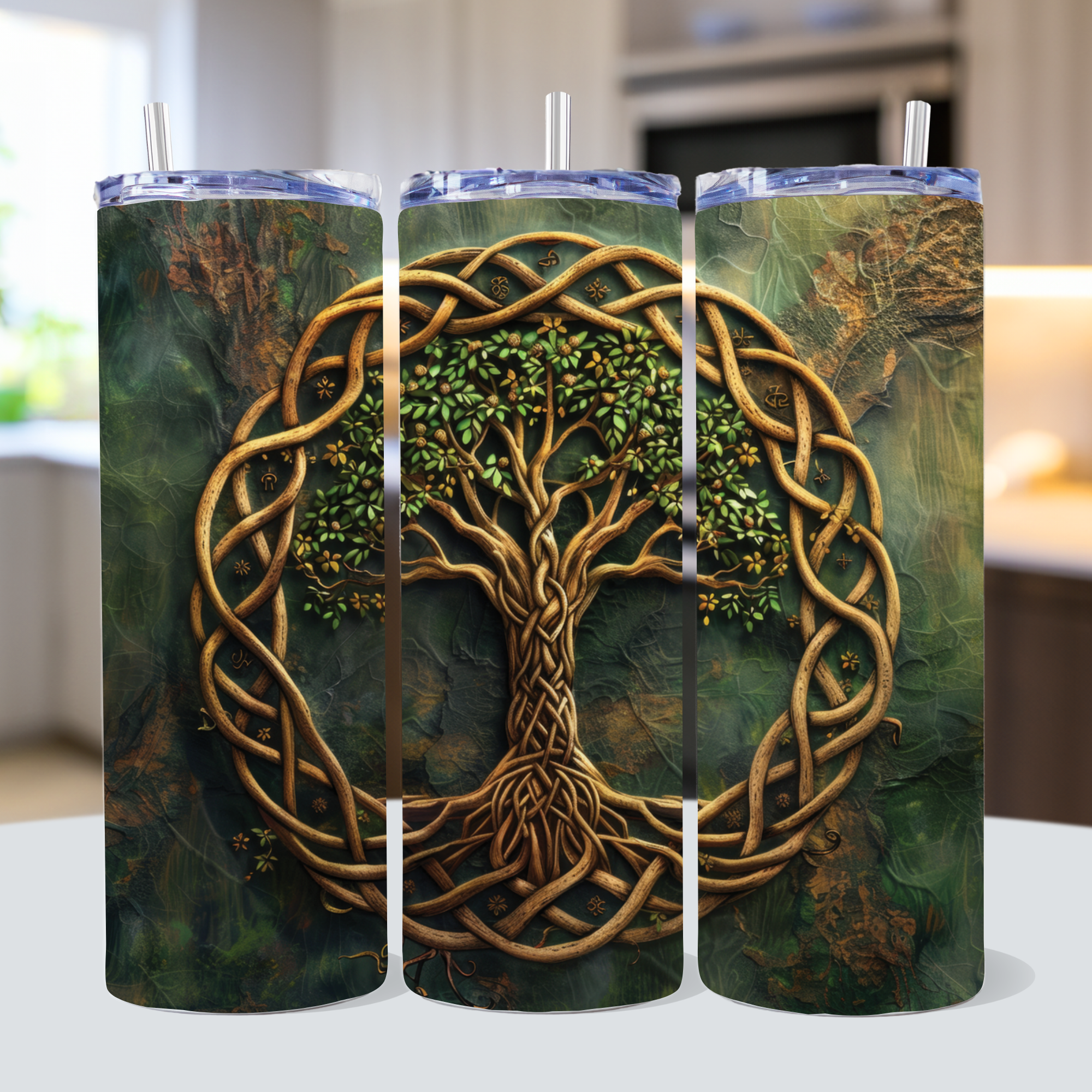 Tree of Life Tumbler Sublimation Bundle PNG 20 oz