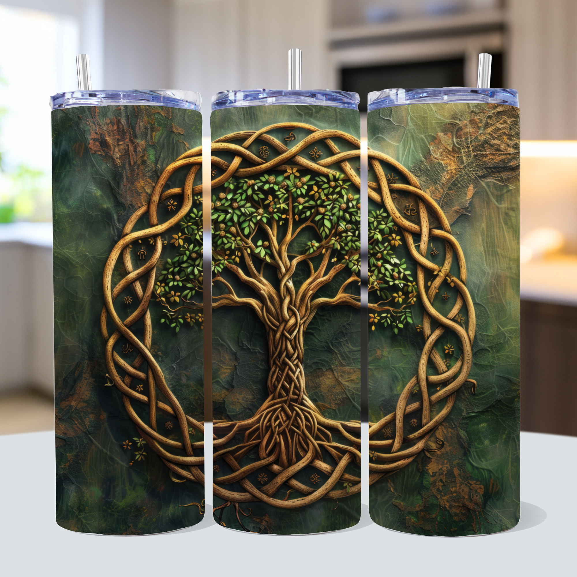 Tree of Life Tumbler Sublimation Bundle PNG 20 oz - Craft House SVG
