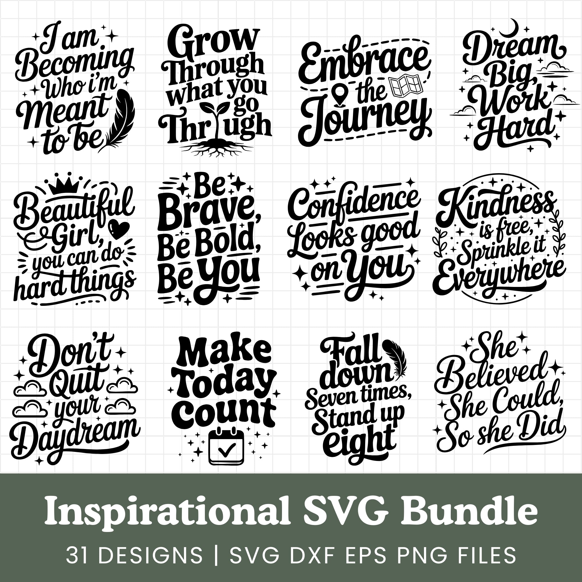 Inspirational SVG Bundle
