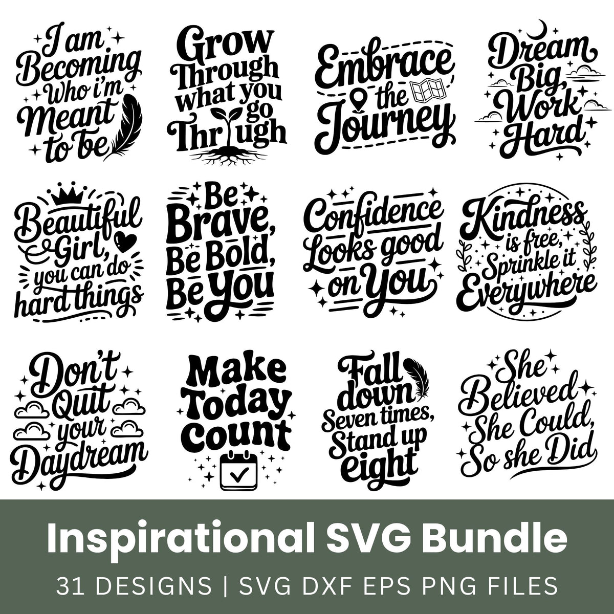 Inspirational SVG Bundle