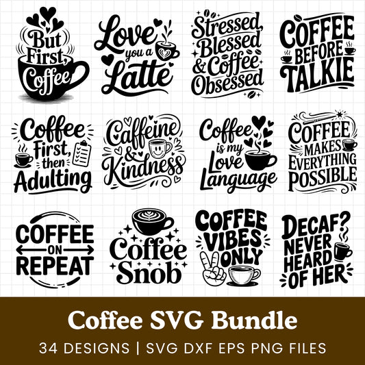 Coffee SVG Bundle