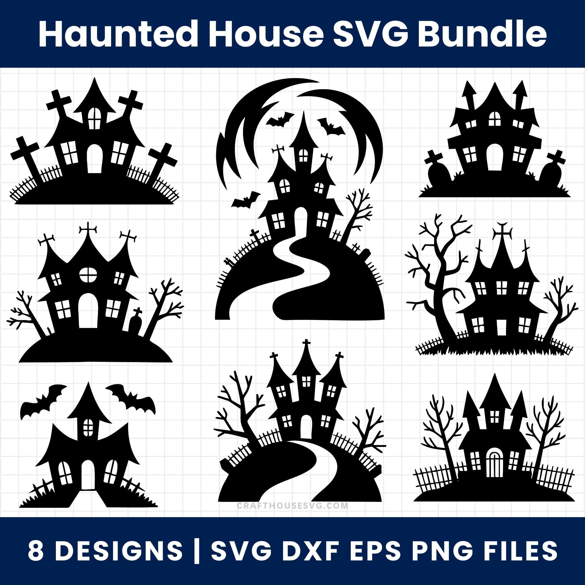 Haunted House SVG Bundle