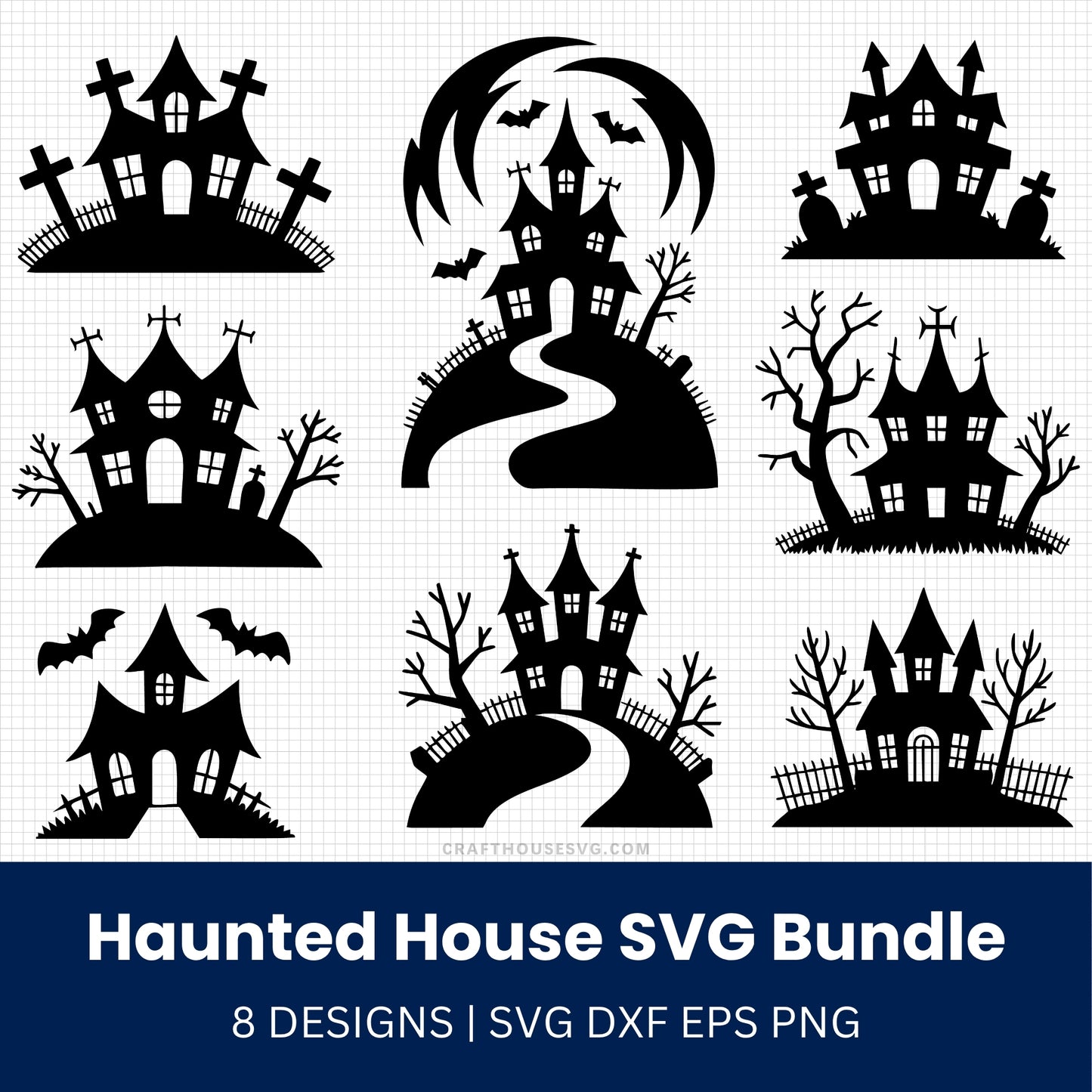 Haunted House SVG Bundle