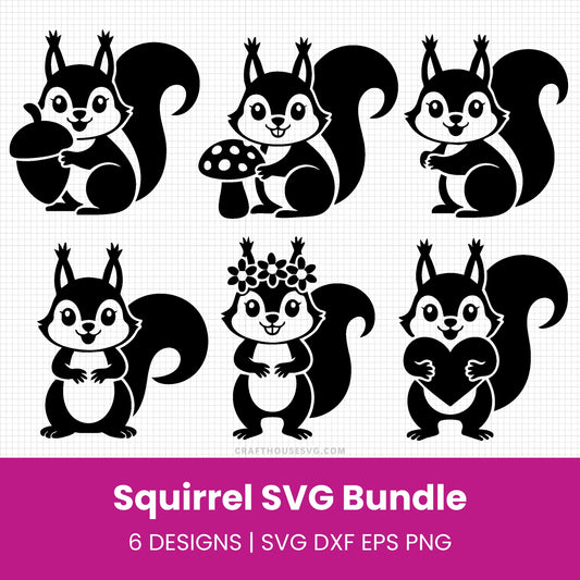 Squirrel SVG Bundle