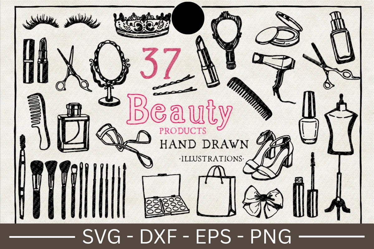 Beauty Products Illustration Pack