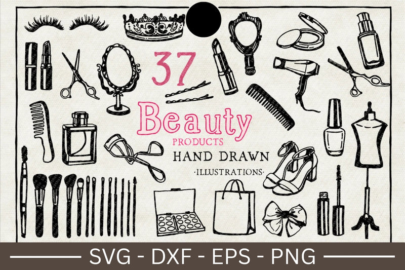 Beauty Products Illustration Pack