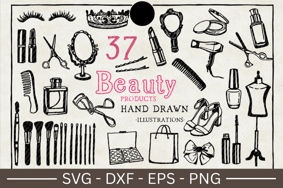 Beauty Products Illustration Pack